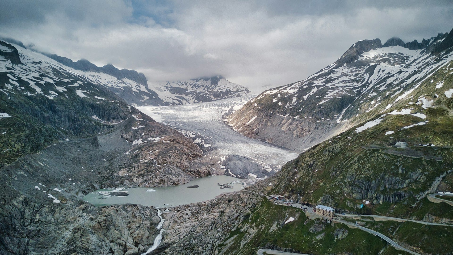 The Rhone glacier. Or what's left of it. 